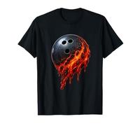 Fiery Boule de Bowling Fondue Nuit d'horreur T-Shirt