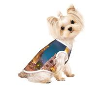 Fiery Red Street Pet T-shirt respirant sans manches L pour petits chiens et chats, doux, confortable, élégant