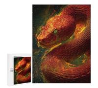 Fiery Serpent Artwork -1 Puzzle 1000 Pièces Educa Jouet en Bois Cadeau Unique Décoration Intérieure Jeu Éducatif Challenge Toy Adultes Et Enfants À Partir De 14 Ans 500 PCS