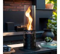 Fiérza Brasero de Table XL, Cheminée de Table, 40CM, Bioéthanol, Feu de Table, Intérieur/Extérieur, Cheminée à Poser au Sol, Poêle Bioéthanol