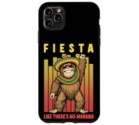 Fiesta comme s'il n'y Avait Pas de Manana Funny Cinco De Mayo Bigfoot DJ Coque pour iPhone 11 Pro Max