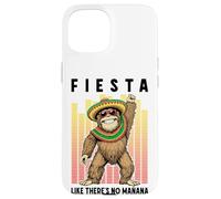 Fiesta comme s'il n'y Avait Pas de Manana Funny Cinco De Mayo Bigfoot DJ Coque pour iPhone 15
