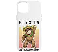 Fiesta comme s'il n'y Avait Pas de Manana Funny Cinco De Mayo Bigfoot DJ Coque pour iPhone 15 Plus