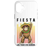 Fiesta comme s'il n'y Avait Pas de Manana Funny Cinco De Mayo Bigfoot DJ Coque pour iPhone 16 Plus