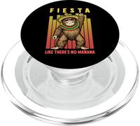 Fiesta comme s'il n'y Avait Pas de Manana Funny Cinco De Mayo Bigfoot DJ PopSockets PopGrip pour MagSafe