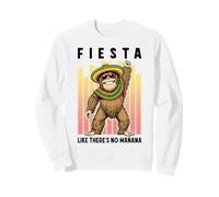 Fiesta comme s'il n'y Avait Pas de Manana Funny Cinco De Mayo Bigfoot DJ Sweatshirt