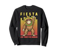 Fiesta comme s'il n'y Avait Pas de Manana Funny Cinco De Mayo Bigfoot DJ Sweatshirt