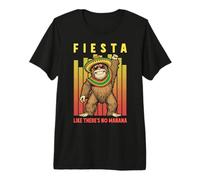 Fiesta comme s'il n'y Avait Pas de Manana Funny Cinco De Mayo Bigfoot DJ T-Shirt Haut de Gamme