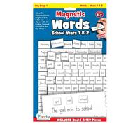Fiesta Crafts Mots magnétiques Années 1 & 2 ressources éducatives - 160 Mots magnétiques & Tableau - Jeu d'apprentissage précoce. pour Enfants 5 Ans et Plus