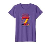 Fiesta de Siete Anos Espagnol 7ème Anniversaire Cadeau T-Shirt, Femme, Violet chiné, S