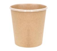 Fiesta FP477 Lot de 500 récipients recyclables pour soupe à emporter 455 ml Marron Taille : 101 (H) x 98 (diamètre) mm Passe au micro-ondes