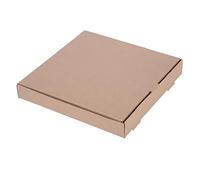 Fiesta Green Compostable Carton à pizza (Lot de 100 boîtes), uni compostables 30,5 cm, couleur kraft, construction ondulée, boîtes à pizza à emporter, recyclables, DC724