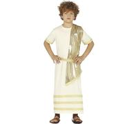 Fiesta Guirca, S.L. Déguisement romain blanc pour enfant - 5-6 ans (110-115 cm)