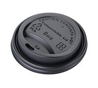 Fiesta Lot de 1000 couvercles compostables pour tasseà café Vert 225 ml