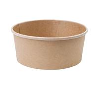 Fiesta Lot de 300 saladiers ronds compostables en papier kraft Vert 500 ml