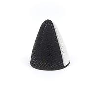 Fiesta Palace - chapeau de clown pierrot à paillettes gris & noir