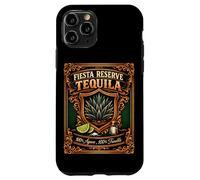 Fiesta Reserve 100% Agave 100% Trouble Étiquette Humoristique Tequila Coque pour iPhone 11 Pro