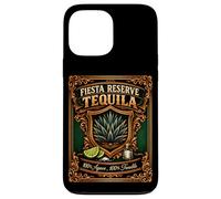 Fiesta Reserve 100% Agave 100% Trouble Étiquette Humoristique Tequila Coque pour iPhone 13 Pro Max