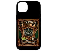 Fiesta Reserve 100% Agave 100% Trouble Étiquette Humoristique Tequila Coque pour iPhone 14 Plus