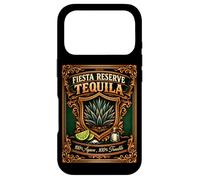 Fiesta Reserve 100% Agave 100% Trouble Étiquette Humoristique Tequila Coque pour iPhone 17 Pro