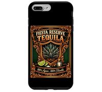 Fiesta Reserve 100% Agave 100% Trouble Étiquette Humoristique Tequila Coque pour iPhone 7 Plus/8 Plus