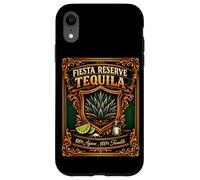 Fiesta Reserve 100% Agave 100% Trouble Étiquette Humoristique Tequila Coque pour iPhone XR