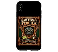Fiesta Reserve 100% Agave 100% Trouble Étiquette Humoristique Tequila Coque pour iPhone XS Max