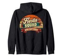 Fiesta Squad San Antonio Texas Cinco De Mayo Vintage Sweat à Capuche