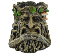 Fiesta Studios Arbre Ent - Pot tenant une barbe fantaisie cadeau décoration de jardin support de plante figurine fantaisie H 14 cm