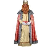 FIESTA Y CARNAVAL, SL Déguisement de Roi Gaspard Élégant pour Adulte