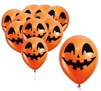 Guirca Sac De 10 Ballons Citrouille Orange 30 Cm
