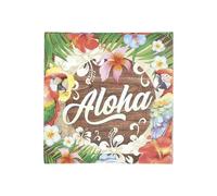 FIESTAS GUIRCA | 20 Serviettes d'Été Jetables (16x16 cm) - Décoration de Table pour Fêtes de Graduation et Célébrations Hawaïennes - Idéal pour Événements d'Été - Multicolore