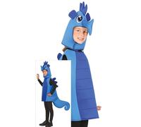 FIESTAS GUIRCA Adorable déguisement hippocampe bleu pour garçons ou filles - Déguisement d'animaux pour garçons et filles
