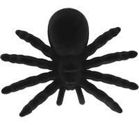 FIESTAS GUIRCA | Araignée en PVC (14 cm) - Décoration d'Halloween pour Fêtes d'Animaux et Insectes - Idéal pour Scénarios Terrifiants et Célébrations à Thème - Noir