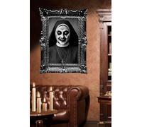 FIESTAS GUIRCA | Autocollant Cadre Époque (58x45 cm) - Décoration d'Halloween pour Fêtes et Célébrations - Idéal pour Ambiances Terrifiantes et Scénarios de Peur - Noir et Blanc