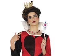 FIESTAS GUIRCA | Baguette Magique de Princesse Dorée (30 cm) - Accessoire de Costume pour Fêtes de Princesses et Princes - Idéal pour Femme Adulte à Halloween et Carnaval - Or