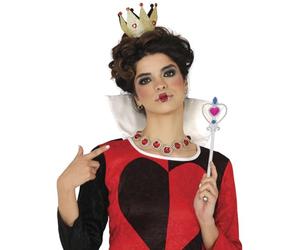 FIESTAS GUIRCA | Baguette Magique de Princesse Dorée (30 cm) - Accessoire de Costume pour Fêtes de Princesses et Princes - Idéal pour Femme Adulte à Halloween et Carnaval - Or
