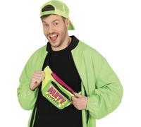 FIESTAS GUIRCA | Banane Multicolore (35x12 cm) - Accessoire Rétro pour Fêtes des Années '80 et Célébrations à Thème - Idéal pour Carnaval, Halloween et Événements de Costumes - Unisexe - Multicolore