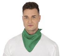 FIESTAS GUIRCA | Bandana Verte pour Adulte Unisexe - Accessoire Textile Polyvalent pour Fêtes Costumées et Carnaval - Idéal pour Compléter Costumes de Pirate, Cowboy ou Bandit - Vert