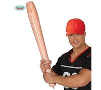 FIESTAS GUIRCA | Batte de Baseball Gonflable (70 cm) - Accessoire Sportif pour Fêtes Déguisées et Célébrations - Idéal pour Halloween et Événements à Thème - Pour Enfants et Adultes - Naturel