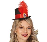 FIESTAS GUIRCA Blason Minihat avec plume rouge