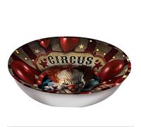 FIESTAS GUIRCA | Bol Clown Réutilisable (32 cm) - Décoration de Table pour Fêtes d'Halloween Terrifiantes - Idéal pour Célébrations de Clowns - Multicolore