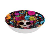 Fiestas Guirca – Bol Catrina réutilisable (32 cm) – Décoration de table pour Halloween – Multicolore