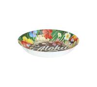 FIESTAS GUIRCA Bol d'été réutilisable (32 cm) - Décoration de table pour fêtes de remise de diplôme et été - Idéal pour les célébrations hawaïennes et les événements festifs - Multicolore