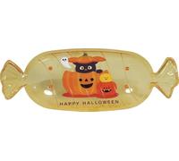 FIESTAS GUIRCA | Bol Orange pour Bonbons (34x13 cm) - Décoration de Table Réutilisable pour Fêtes d'Halloween et Célébrations - Trick or Treat - Orange
