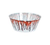 Fiestas Guirca – Bol sanglant réutilisable 25 cm – Décoration de table Halloween – Rouge