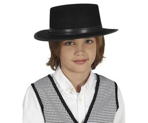 FIESTAS GUIRCA Bonnet Cordovan Noir Enfant