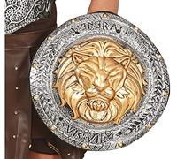 FIESTAS GUIRCA | Bouclier Romain en PVC (Taille Unique) - Accessoire pour Déguisement de Guerrier Gladiateur Soldat Centurion pour Carnaval Halloween Fêtes à Thème Romains Grecs - Adulte Enfant