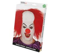 Fiestas Guirca Perruque Calva de Payaso Rouge – Taille Unique pour Costume de Clown