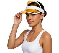 FIESTAS GUIRCA Casquette avec visière transparente - Accessoire de déguisement pour fêtes des années 80 et événements sportifs - Unisexe